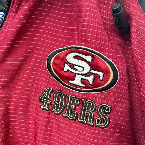 Vintage 1990s Y2K Logo Athletic NFL Pro Line San Francisco 49ers Jacket Medium M - Picture 5 of 9